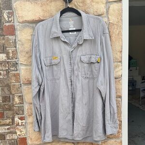 Lapco FR Gray Flame Resistant Shirt size XL-Regular